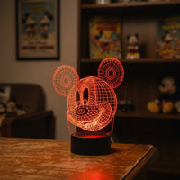 Lampe veilleuse Mickey The Mouse décoration chambre ambiance LED