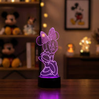 Lampe veilleuse Mickey Minnie Mouse décoration chambre ambiance LED