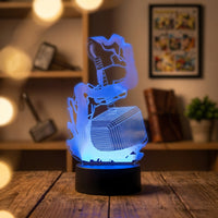 Lampe veilleuse Marvel Mjolnir décoration chambre ambiance LED