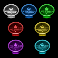 Lampe 3D d'Ambiance Moët & Chandon 7 couleurs LED rouge vert bleu violet jaune cyan blanc