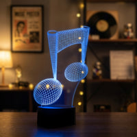 Lampe veilleuse Musique Note de Musique décoration chambre ambiance LED