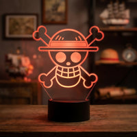 Lampe veilleuse One Piece Logo décoration chambre ambiance LED