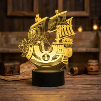 Lampe veilleuse One Piece Thousand Sunny décoration chambre ambiance LED