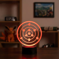 Lampe veilleuse Naruto Rinne Sharingan décoration chambre ambiance LED