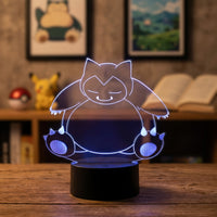 Lampe veilleuse Pokémon Ronflex décoration chambre ambiance LED