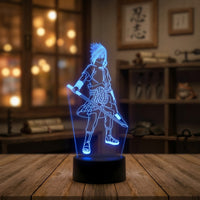 Lampe veilleuse Naruto Sabre Sasuke décoration chambre ambiance LED