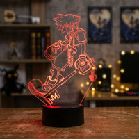 Lampe veilleuse Kingdom Hearts Sora décoration chambre ambiance LED