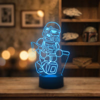 Lampe veilleuse Star Wars Stormtrooper décoration chambre ambiance LED