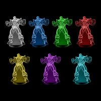 Lampe 3D Marvel Thanos Endgame 7 couleurs LED rouge vert bleu violet jaune cyan blanc