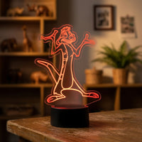 Lampe veilleuse Roi Lion Timon décoration chambre ambiance LED