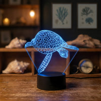 Lampe veilleuse Animal Tortue de Mer décoration chambre ambiance LED