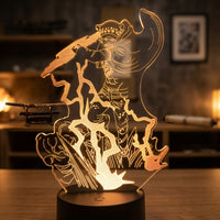 Lampe veilleuse One Piece Trafalgar D. Water Law décoration chambre ambiance LED