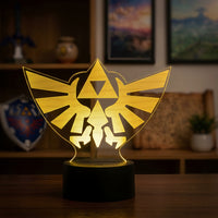 Lampe veilleuse Zelda Triforce décoration chambre ambiance LED