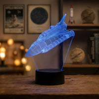 Lampe veilleuse Fusée Vaisseau Spatial décoration chambre ambiance LED