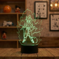 Lampe veilleuse Dragon Ball Z Vegetto SSJ 2 décoration chambre ambiance LED