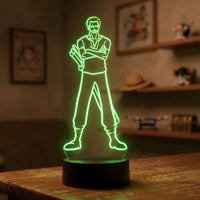 Lampe veilleuse One Piece Zoro Roronoa décoration chambre ambiance LED