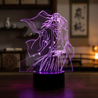 Lampe veilleuse Bleach Byakuya Kuchiki décoration chambre ambiance LED