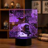 Lampe veilleuse Jujutsu Kaisen Geto x Gojo décoration chambre ambiance LED