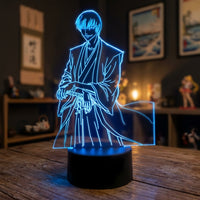 Lampe veilleuse Bleach Gin Ichimaru décoration chambre ambiance LED