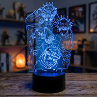 Lampe veilleuse Jujutsu Kaisen Gojo et ses amis décoration chambre ambiance LED