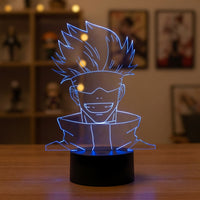 Lampe veilleuse Jujutsu Kaisen Gojo Heureux décoration chambre ambiance LED