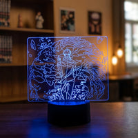 Lampe veilleuse Jujutsu Kaisen Gojo Intouchable décoration chambre ambiance LED
