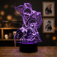 Lampe veilleuse Bleach Ichigo x Rukia décoration chambre ambiance LED