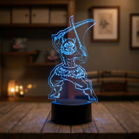 Lampe veilleuse Demon Slayer Inosuke Hashibira décoration chambre ambiance LED