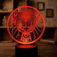 Lampe veilleuse d'Ambiance Jagermeister décoration chambre ambiance LED