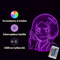 Bleach Kusajishi Lamp, specifications: remote control, 16 colours, USB or battery powered