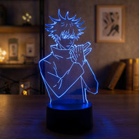 Lampe veilleuse Jujutsu Kaisen Megumi Fushiguro décoration chambre ambiance LED