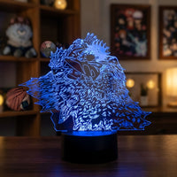 Lampe veilleuse Jujutsu Kaisen Megumi x Nue décoration chambre ambiance LED