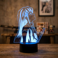 Demon Slayer Muichiro Tokito Lamp used as a night light, bedroom decor and ambient lighting