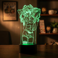 Bleach Nelliel Lamp used as a night light, bedroom decor and ambient lighting