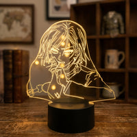 Lampe veilleuse Jujutsu Kaisen Nobara décoration chambre ambiance LED