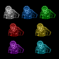 Lampe 3D Jujutsu Kaisen Ryomen Sukuna 7 couleurs LED rouge vert bleu violet jaune cyan blanc