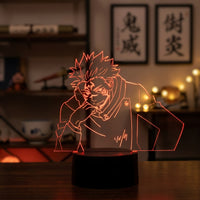 Lampe veilleuse Jujutsu Kaisen Ryomen Sukuna décoration chambre ambiance LED