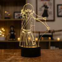 Bleach Lamp Soi Fon used as a night light, bedroom decor and ambient lighting