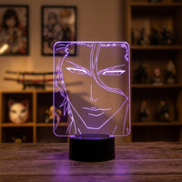 Bleach Sosuke Aizen Lamp used as a night light, bedroom decor and ambient lighting
