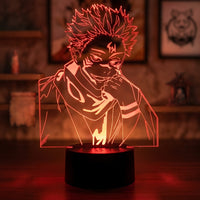 Lampe veilleuse Jujutsu Kaisen Sukuna décoration chambre ambiance LED