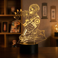 Lampe veilleuse Jujutsu Kaisen Sukuna Ryomen décoration chambre ambiance LED