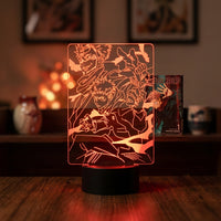 Lampe veilleuse Jujutsu Kaisen Sukuna x Itadori décoration chambre ambiance LED
