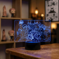 Jujutsu Kaisen Team Megumi Lamp used as a night light, bedroom decor and ambient lighting