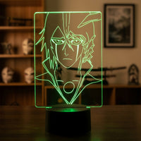 Ulquiorra Bleach Lamp used as a night light, bedroom decor and ambient lighting