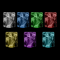 Lampe 3D Bleach Vasto Lorde 7 couleurs LED rouge vert bleu violet jaune cyan blanc