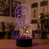 Bleach Yachiru Lamp used as a night light, bedroom decor and ambient lighting