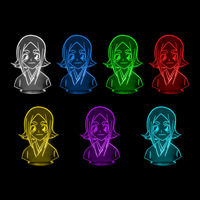 Lampe 3D Bleach Yachiru Kusajishi 7 couleurs LED rouge vert bleu violet jaune cyan blanc