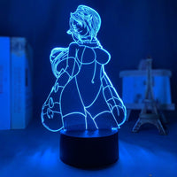 Yoruichi Shihouin Bleach Lamp used as a night light, bedroom decor and ambient lighting