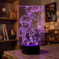 Lampe veilleuse Jujutsu Kaisen Yuji x Gojo décoration chambre ambiance LED