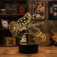 Lampe veilleuse Demon Slayer Zenitsu Agatsuma décoration chambre ambiance LED
